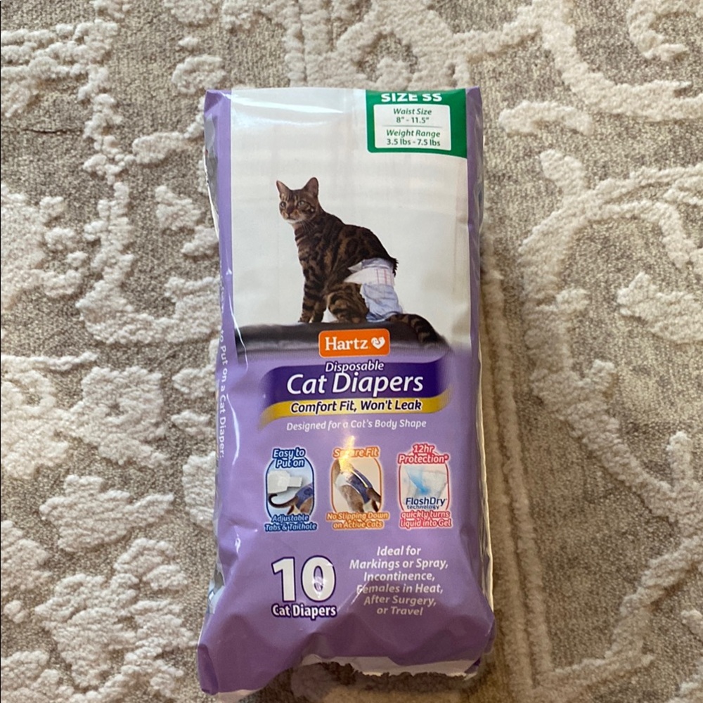 Hartz Cat Diapers- 10 ct